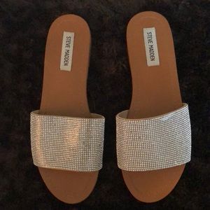 Steve Madden Rhinestone Woman Size 9 Sandals